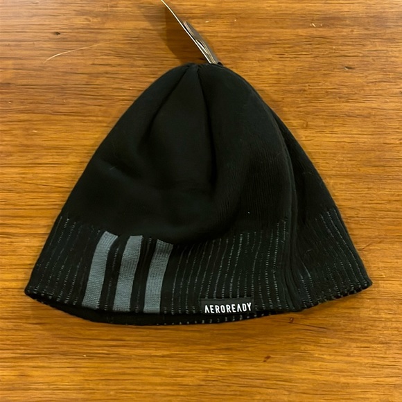 Adidas Creators 3 Beanie Hat Cap black new  Mens Women Unisex Reflective Winter - Picture 2 of 10